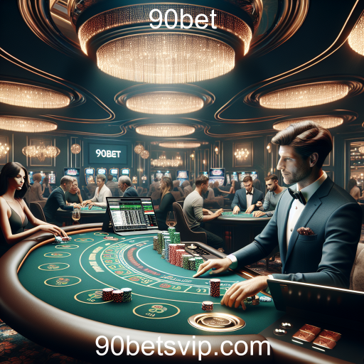 A Emoção do Cassino ao Vivo no 90bet